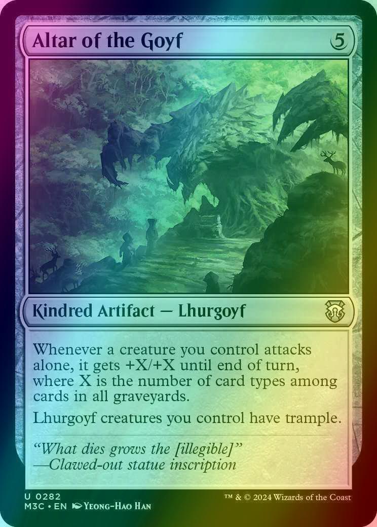 Altar of the Goyf [282] [Modern Horizons 3: Commander] [Ripple Foil]