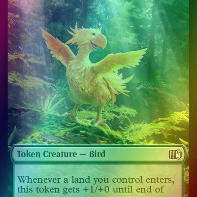 Bird Token (17) // Hero Token (08) [FINAL FANTASY: Tokens] [Foil]