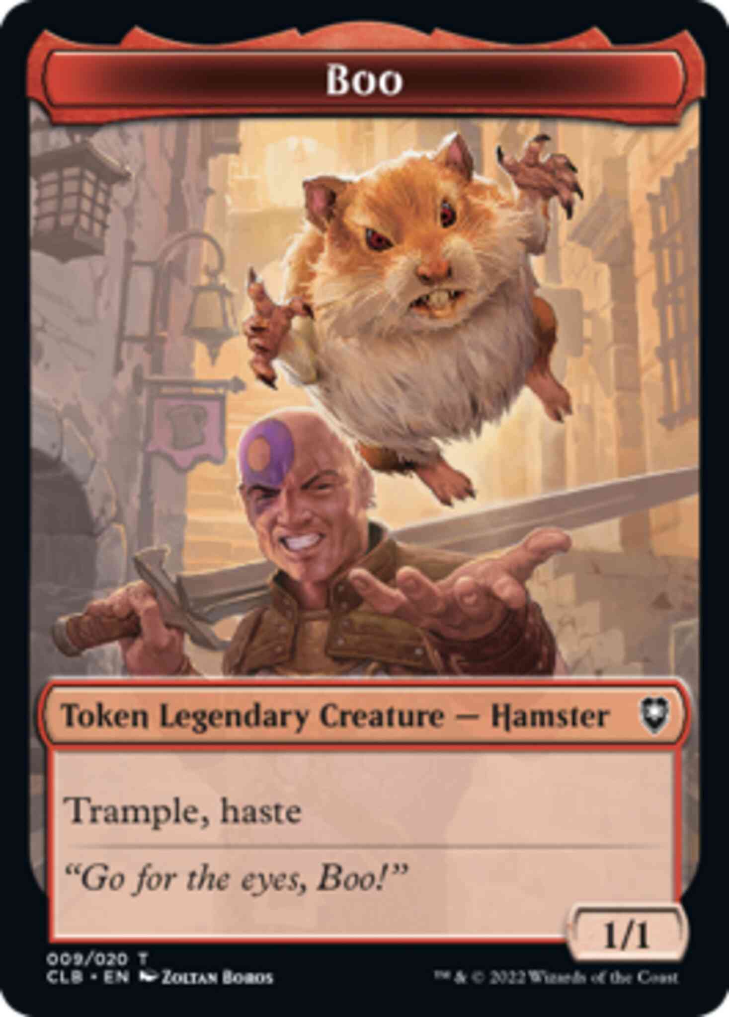 Boo Token [09] [Commander Legends: Battle for Baldur's Gate: Tokens] [Non-Foil]