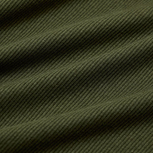 Olive Textured Sweatshirt