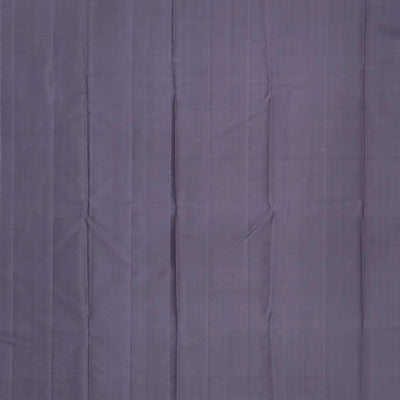 Lilac Handloom Kanchipuram Silk Saree With Serpentine Motifs