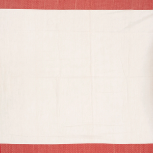 Off White Handloom Bengal Cotton Saree With Contrast Border