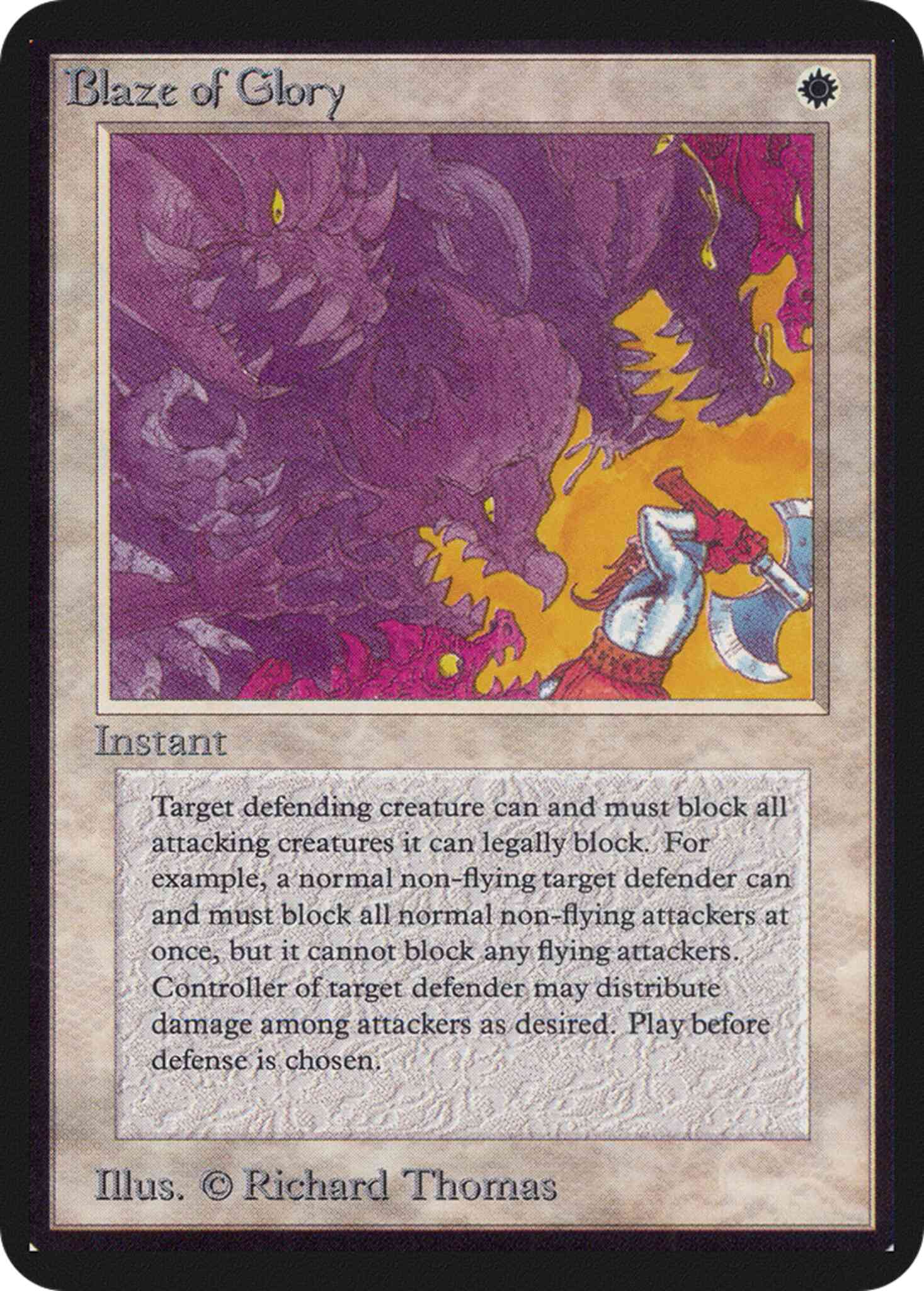Blaze of Glory [6] [Limited Edition Alpha] [Non-Foil]