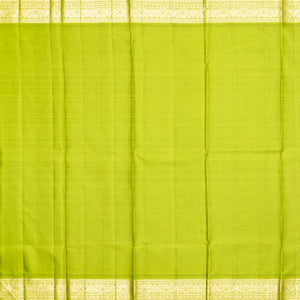 Magenta Handloom Kanchipuram Korvai Silk Saree With Peacock Motifs