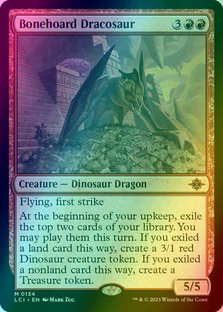 Bonehoard Dracosaur [134] [The Lost Caverns of Ixalan] [Foil]