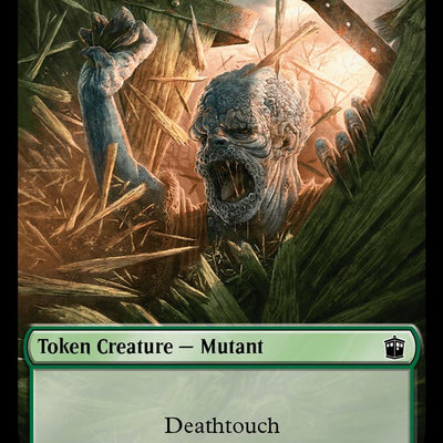 Alien Salamander Token (16) // Mutant Token (18) [Universes Beyond: Doctor Who: Tokens] [Non-Foil]