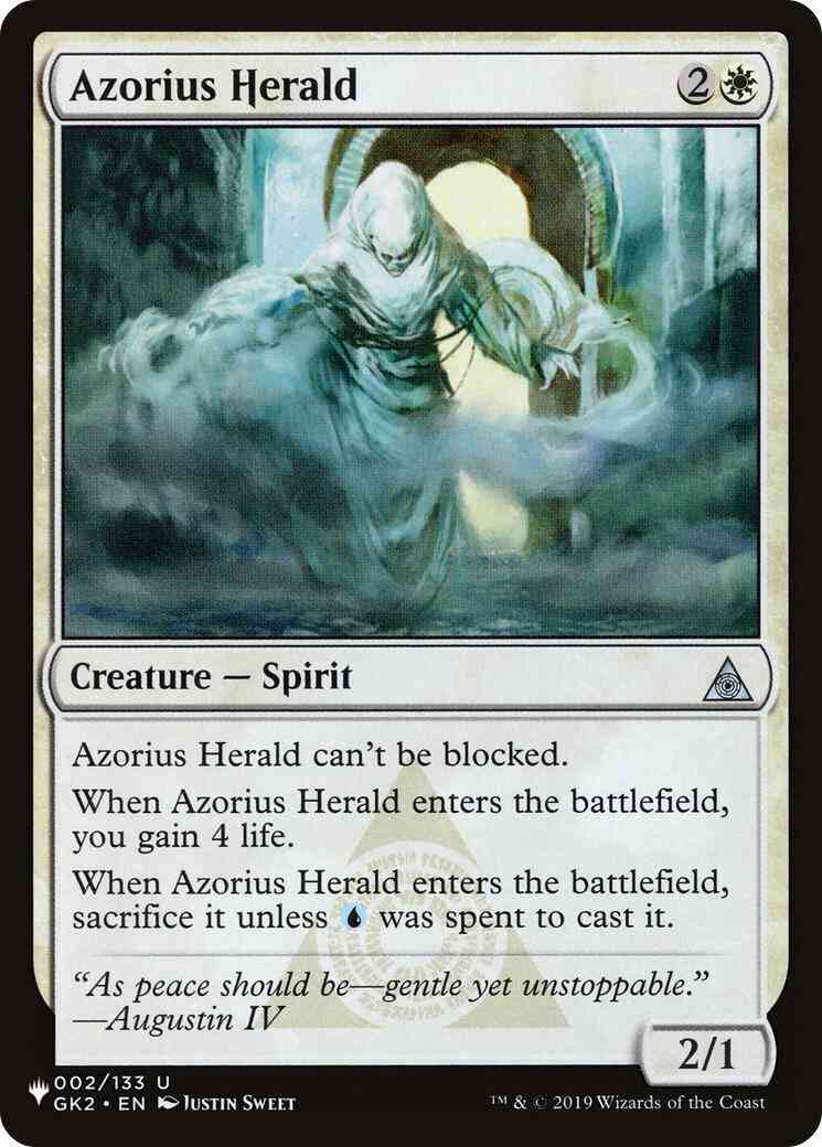 Azorius Herald [GK2-2] [The List] [Non-Foil]