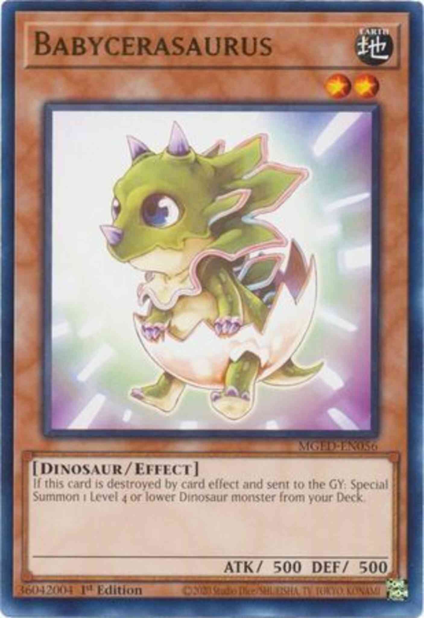 Babycerasaurus - MGED-EN056 - Rare - 1st Edition