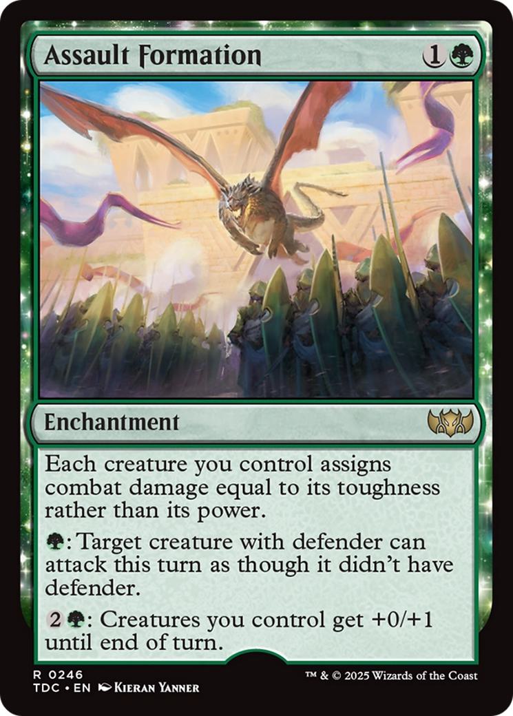 Assault Formation [246] [Tarkir: Dragonstorm: Commander] [Non-Foil]