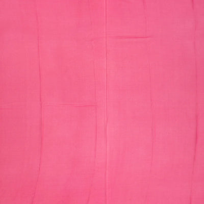 Taupe Woven Digital Printed Georgette Silk Saree With Floral Motifs