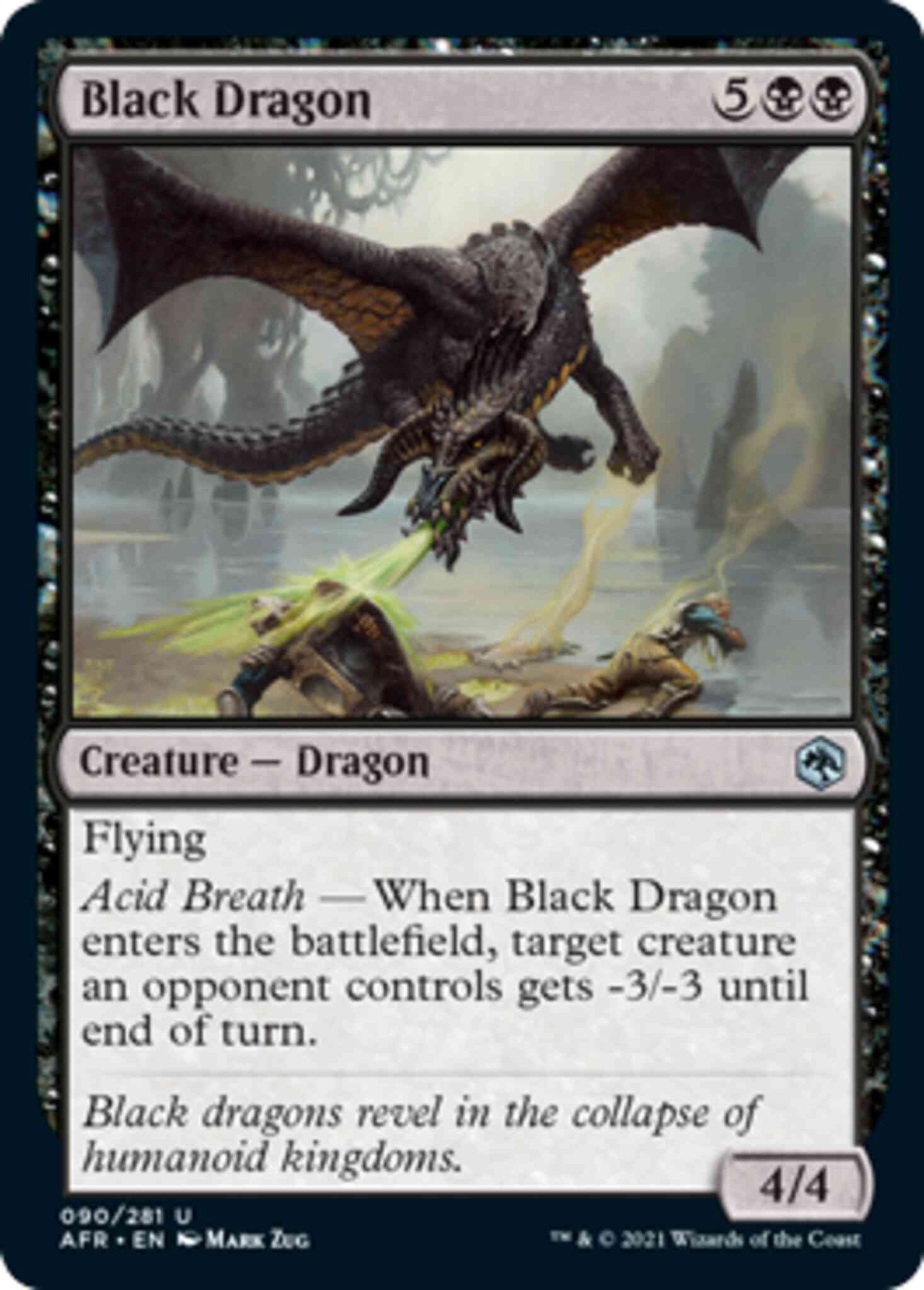 Black Dragon [90] [Adventures in the Forgotten Realms] [Non-Foil]