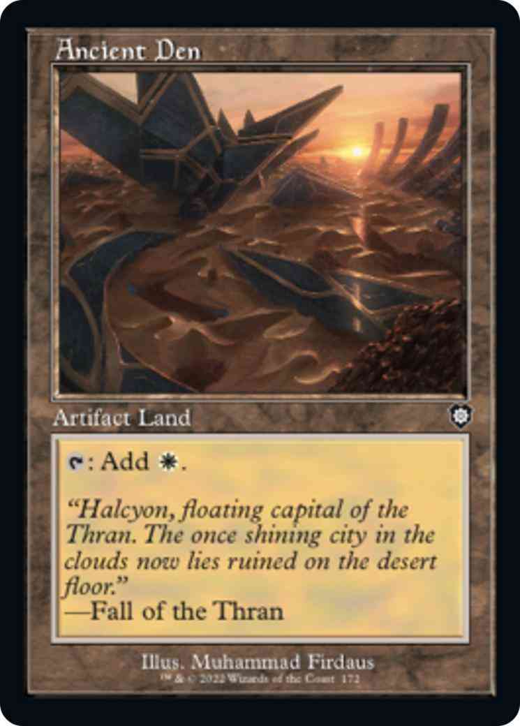 Ancient Den [172] [Retro Frame] [The Brothers' War: Commander] [Non-Foil]