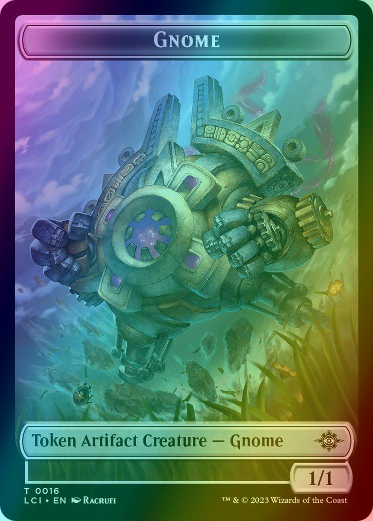 Bat Token (06) // Gnome Token (16) [The Lost Caverns of Ixalan: Tokens] [Foil]