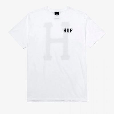 HUF | ESSENTIALS CLASSIC H TEE  { WHITE