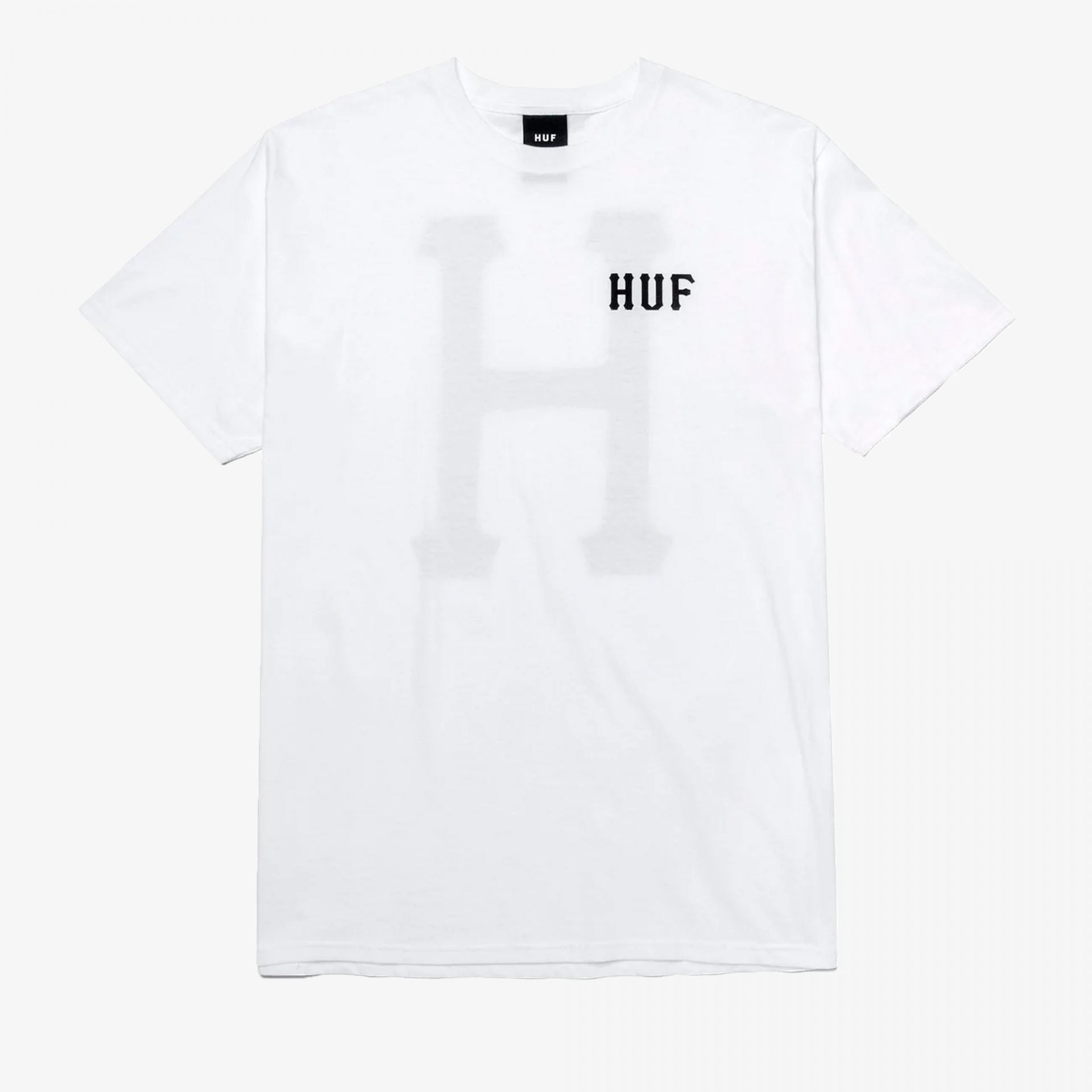 HUF | ESSENTIALS CLASSIC H TEE  { WHITE