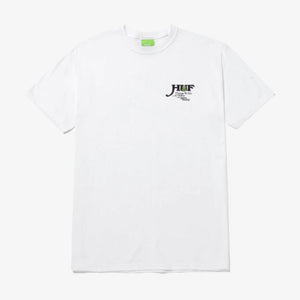 HUF | AT HOME TEE  { WHITE