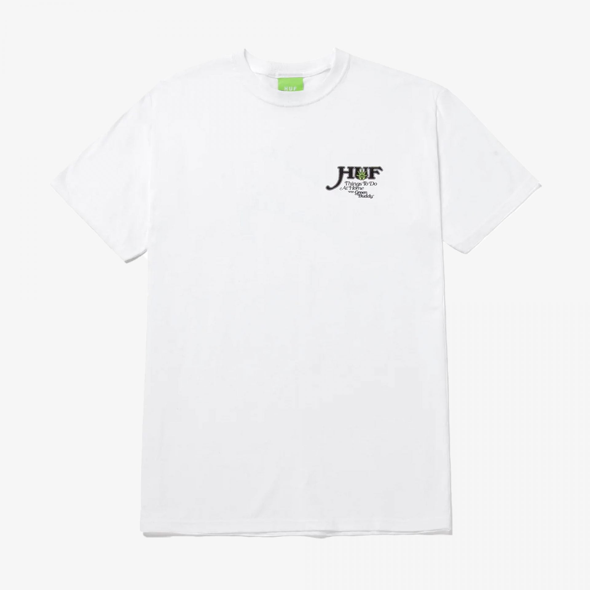 HUF | AT HOME TEE  { WHITE