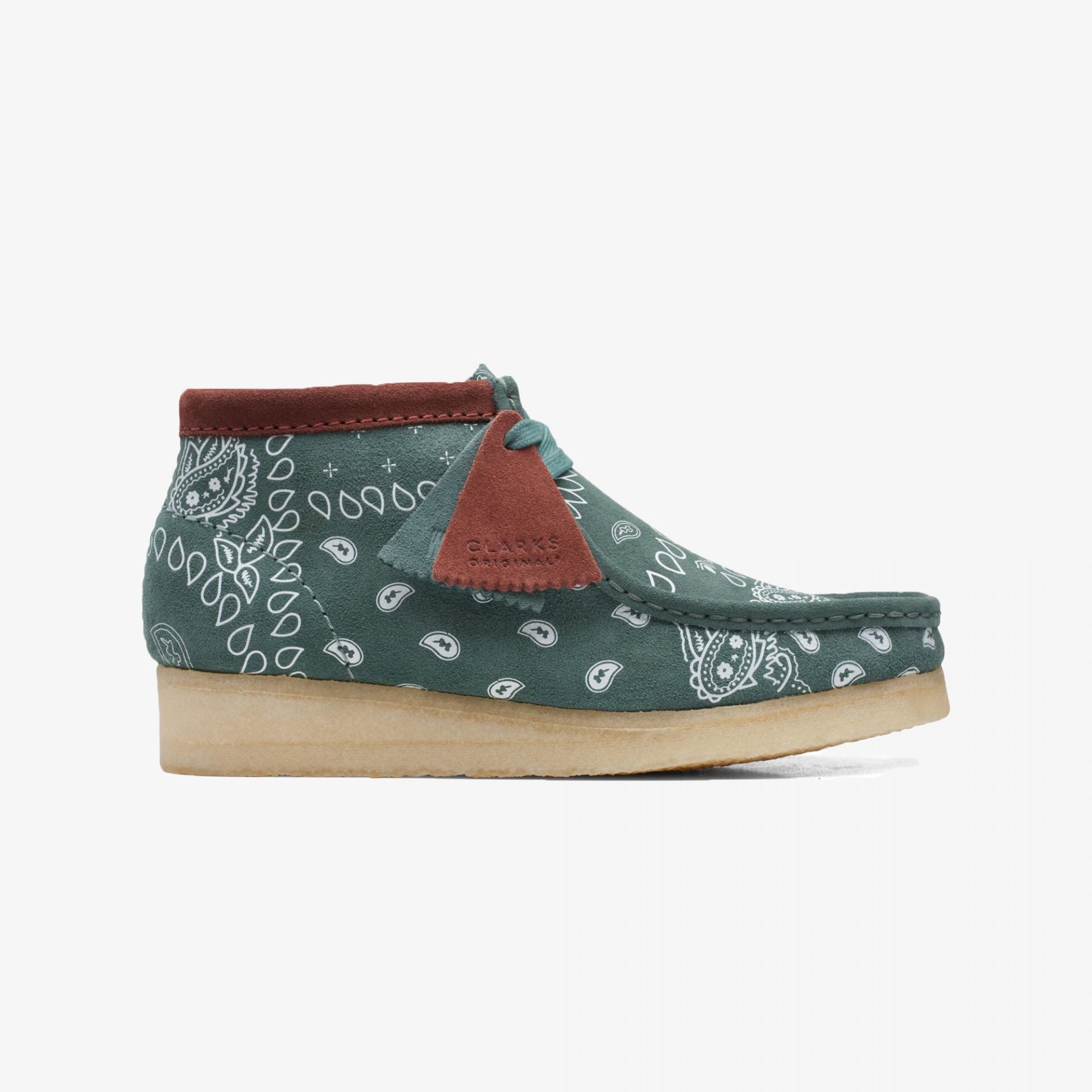 Clarks Originals | WALLABEE BOOT  { GREEN