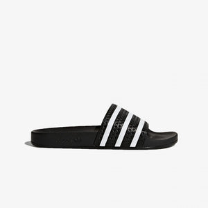 Adidas Originals | ADILETTE SLIDES  { CORE BLACK / WHITE
