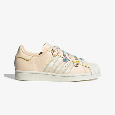 Adidas Originals | SUPERSTAR  { ORANGE / ALMOST BLUE
