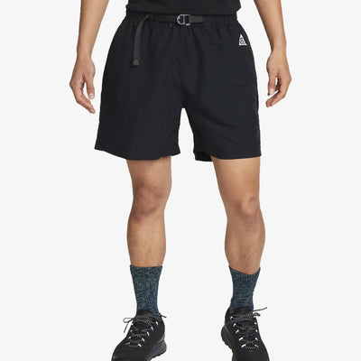 Nike | ACG TRAIL SHORTS  { BLACK / DARK SMOKE GREY