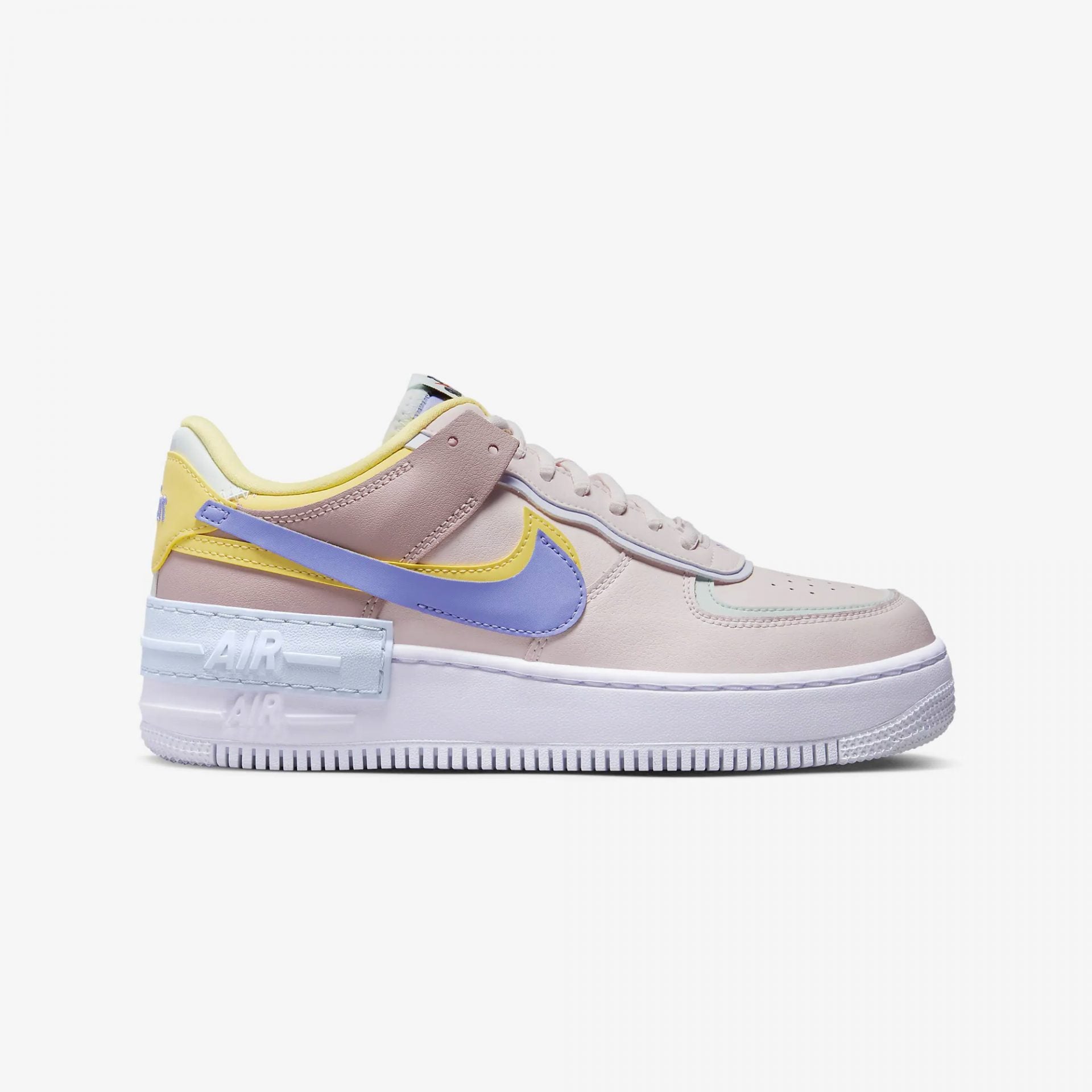Nike | AIR FORCE 1 SHADOW  { LIGHT SOFT PINK/LEMON WASH