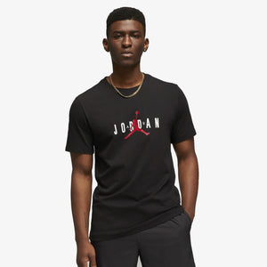 Jordan | JORDAN AIR T-SHIRT  { BLACK / GYM RED