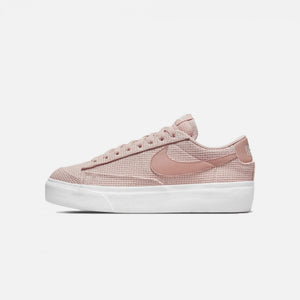 Nike | BLAZER LOW PLATFORM  { PINK OXFORD / SUMMIT WHITE