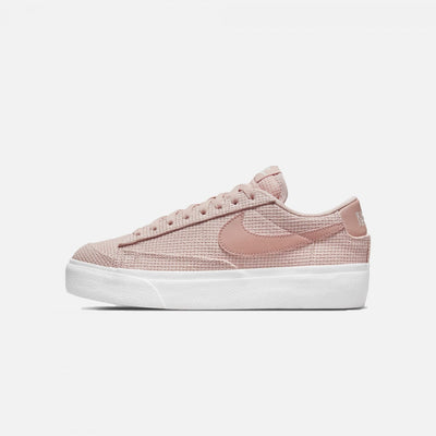 Nike | BLAZER LOW PLATFORM  { PINK OXFORD / SUMMIT WHITE