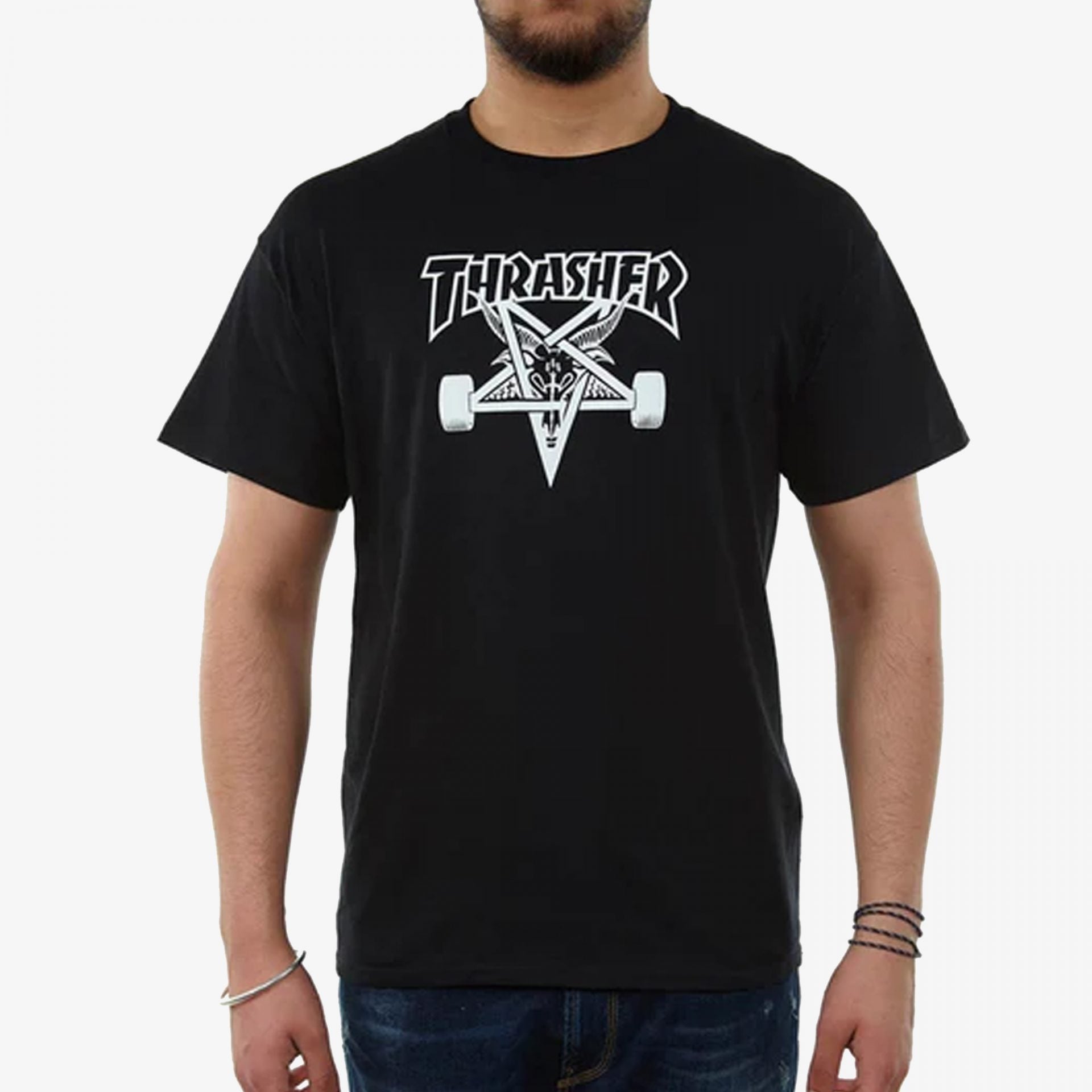 Thrasher | SKATEGOAT  { BLACK