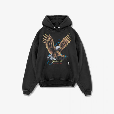 Represent | RACING TEAM EAGLE HOODIE  { BLACK