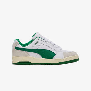 Puma | SLIPSTREAM LOW RETRO  { WHITE / GREEN