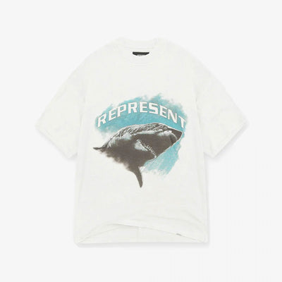 Represent | SHARK T-SHIRT 'FLAT WHITE'