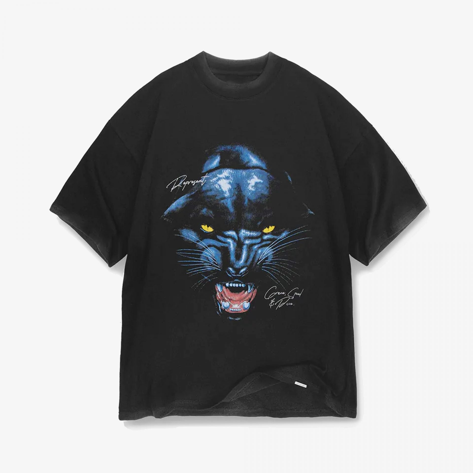 Represent | JAGUAR T-SHIRT  { VINTAGE BLACK