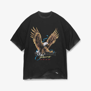 Represent | RACING TEAM EAGLE T-SHIRT  { VINTAGE BLACK