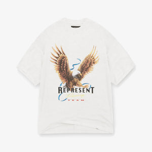 Represent | RACING TEAM EAGLE T-SHIRT  { FLAT WHITE