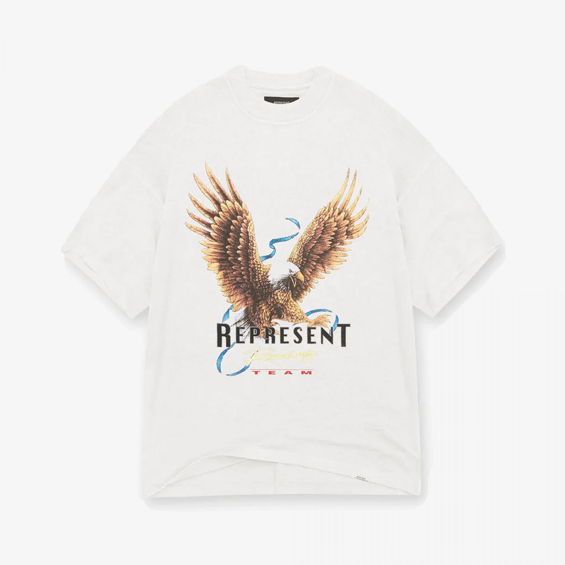 Represent | RACING TEAM EAGLE T-SHIRT  { FLAT WHITE