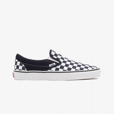 Vans | CHECKERBOARD CLASSIC SLIP-ON  { BLACK/WHITE