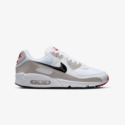 Nike | AIR MAX 90  { WHITE/BLACK-LT IRON ORE
