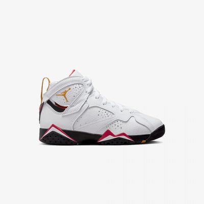 Jordan | AIR JORDAN RETRO 7  { WHITE/BLACK-CARDINAL RED-CHUTNEY (GS)