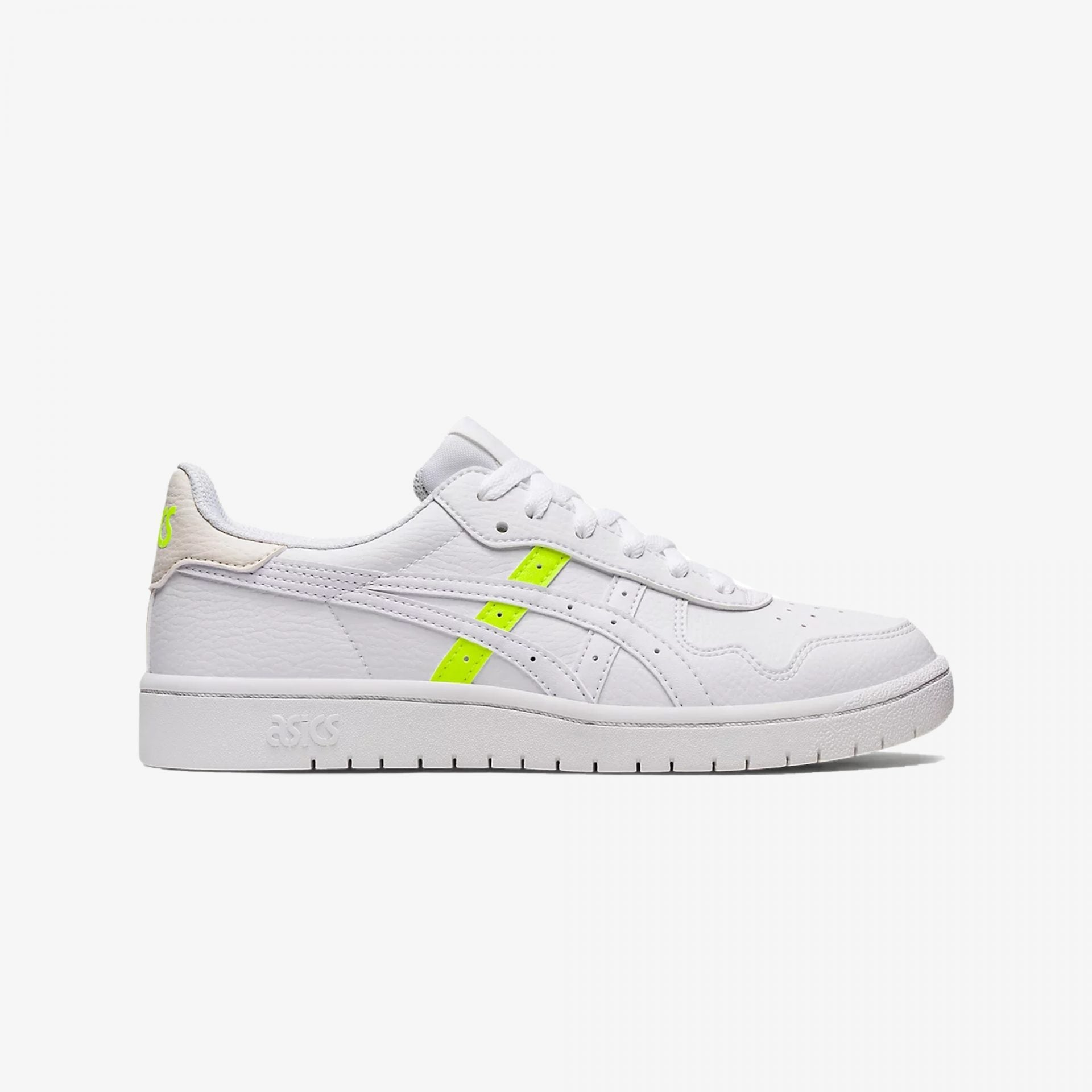 Asics | JAPAN S  { WHITE/SAFETY YELLOW