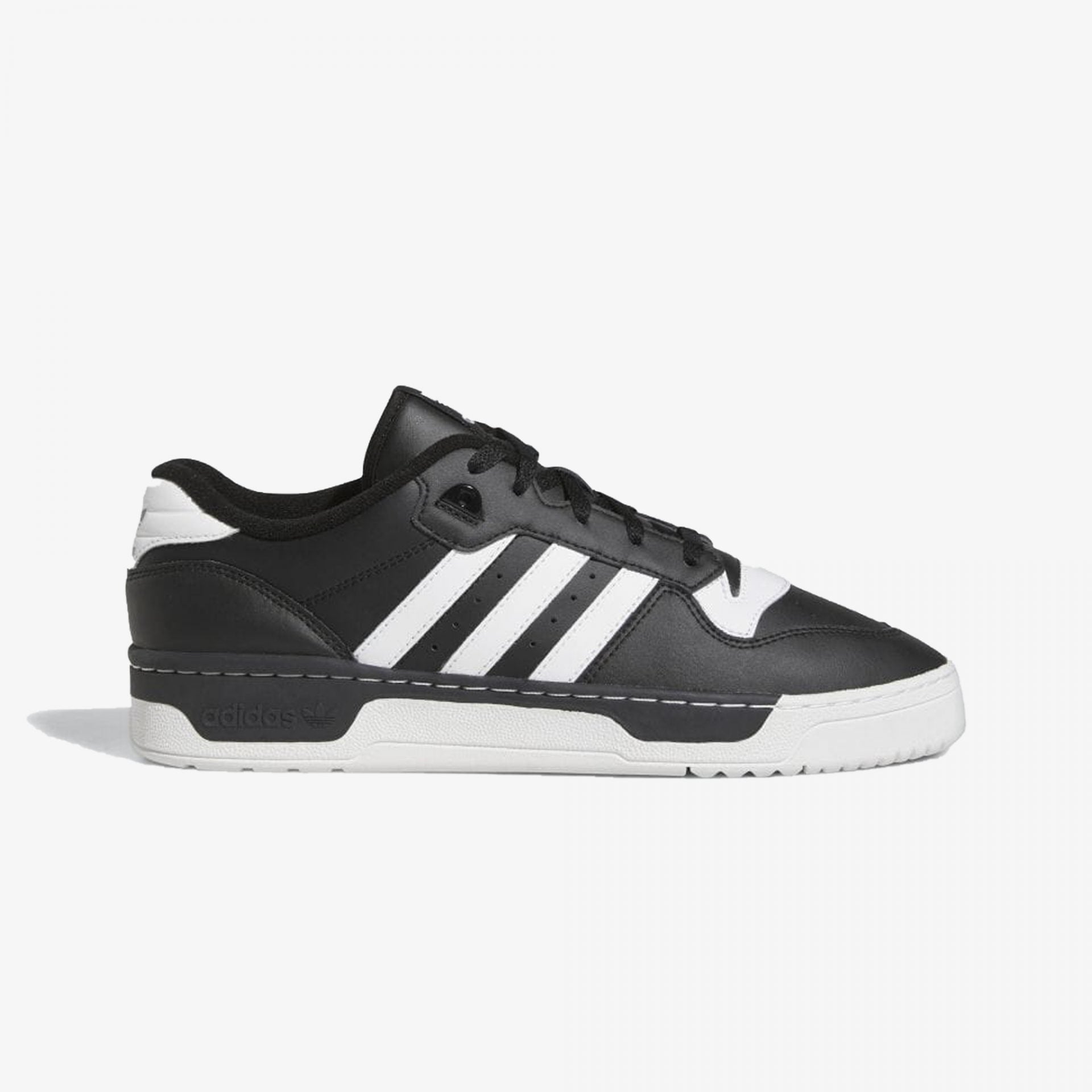 Adidas Originals | RIVALRY LOW  { BLACK/WHITE