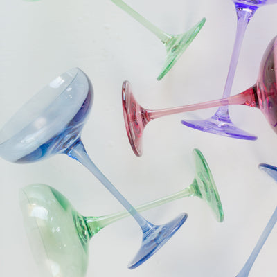 Estelle Colored Champagne Coupe - Set of 6 {Mystery Box}