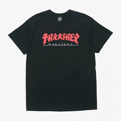 Thrasher | GODZILLA SHORT SLEEVE T-Shirt  { Black
