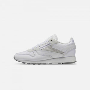 Reebok | CLASSIC LEATHER  { WHITE / PURE GREY