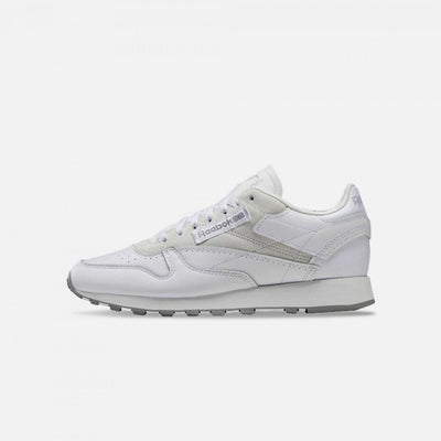 Reebok | CLASSIC LEATHER  { WHITE / PURE GREY