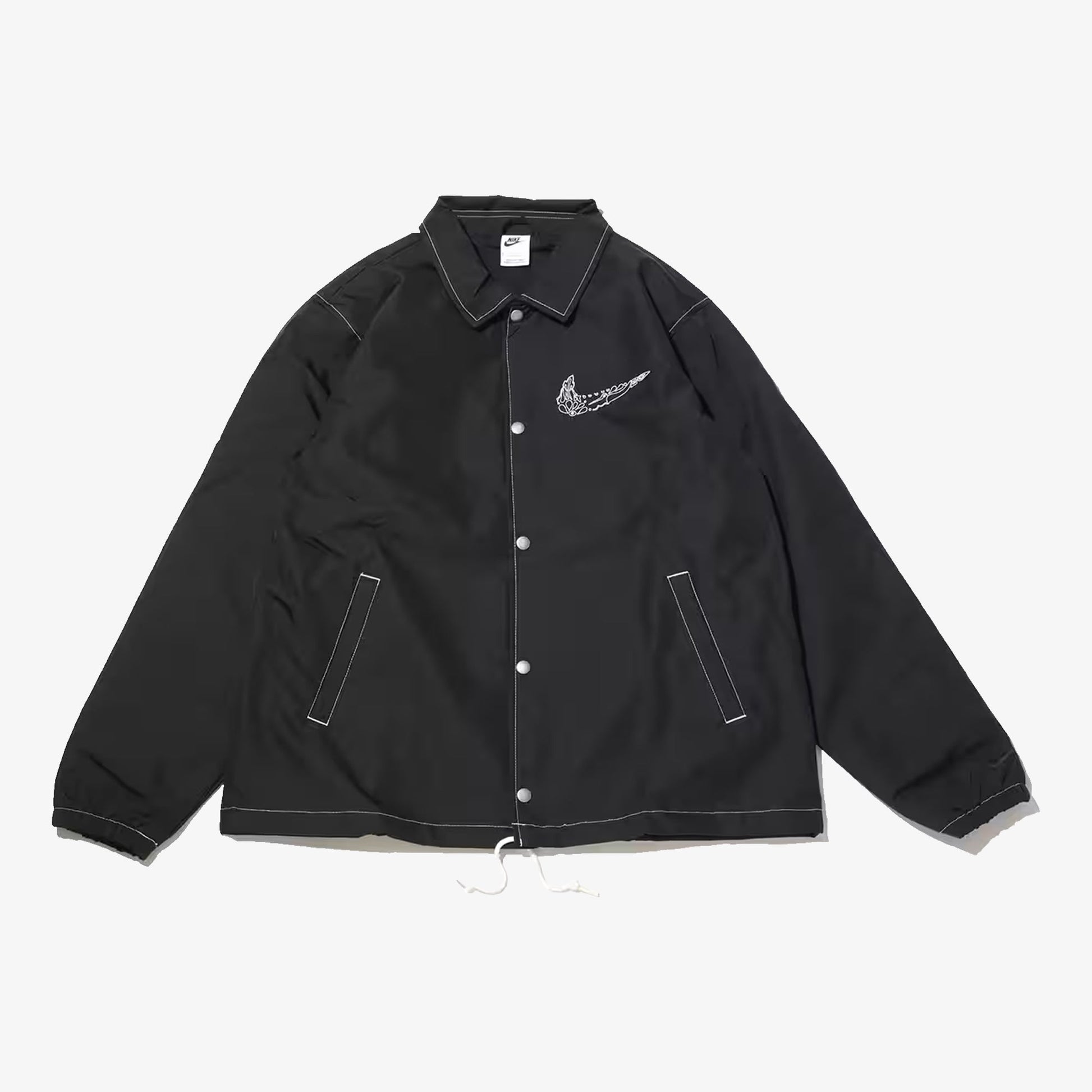 Nike | SPORTSWEAR LOOSE COACHES JACKET  { BLACK/SAIL/BLACK