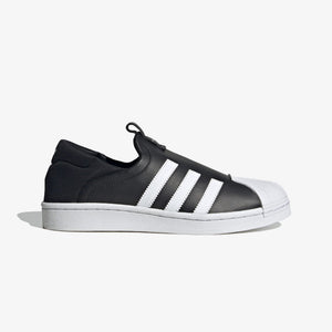Adidas Originals | SUPERSTAR SLIP-ON  { CORE BLACK/CLOUD WHITE