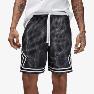 Jordan | DRI-FIT SPORT DIAMOND SHORTS  { BLACK/WHITE/WHITE