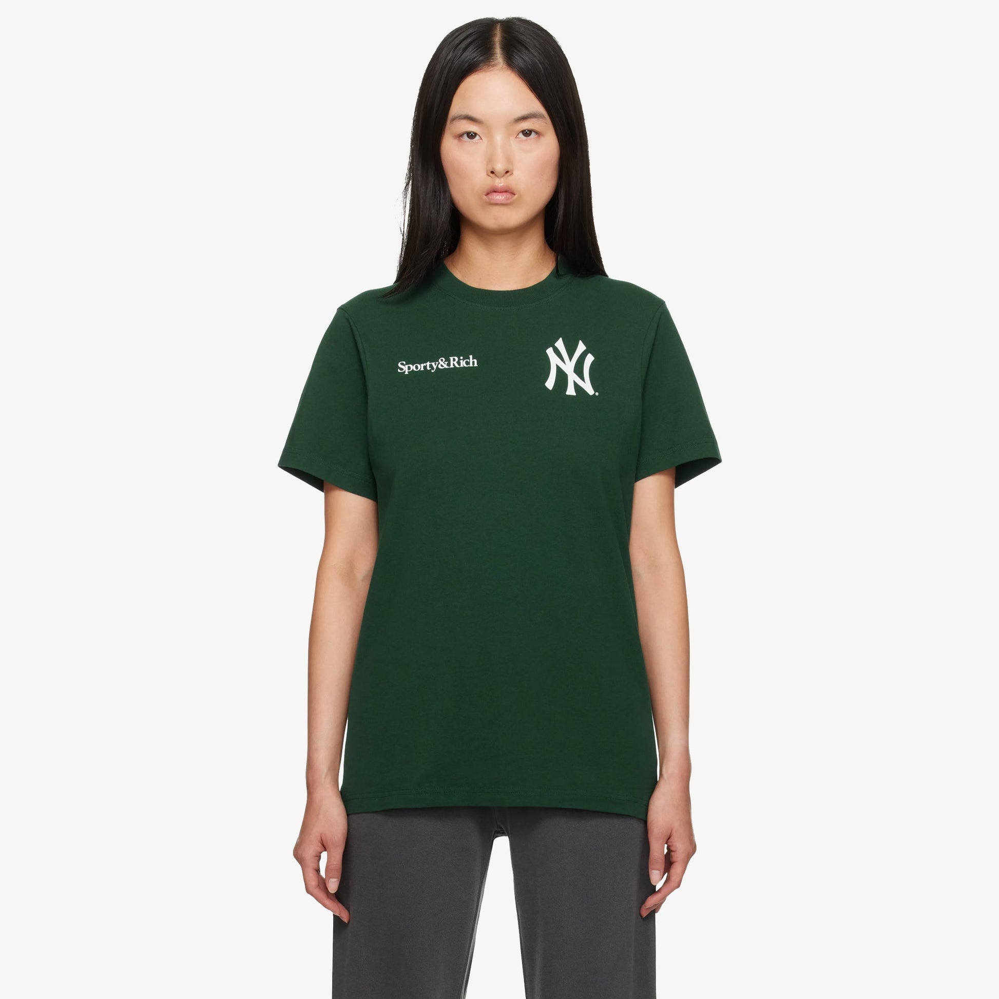 SPORTY & RICH | CHAMPIONS T-SHIRT { GREEN